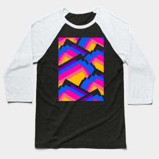 Vibrant pattern peaks Baseball T-Shirt